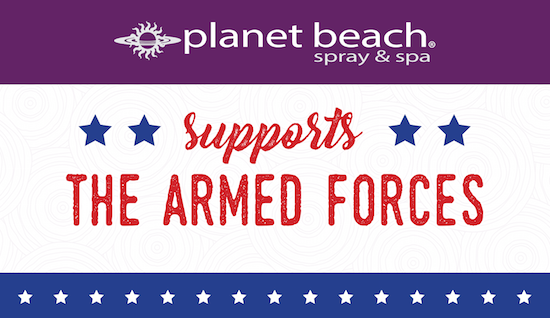 Planet Beach Supports the Armed Forces